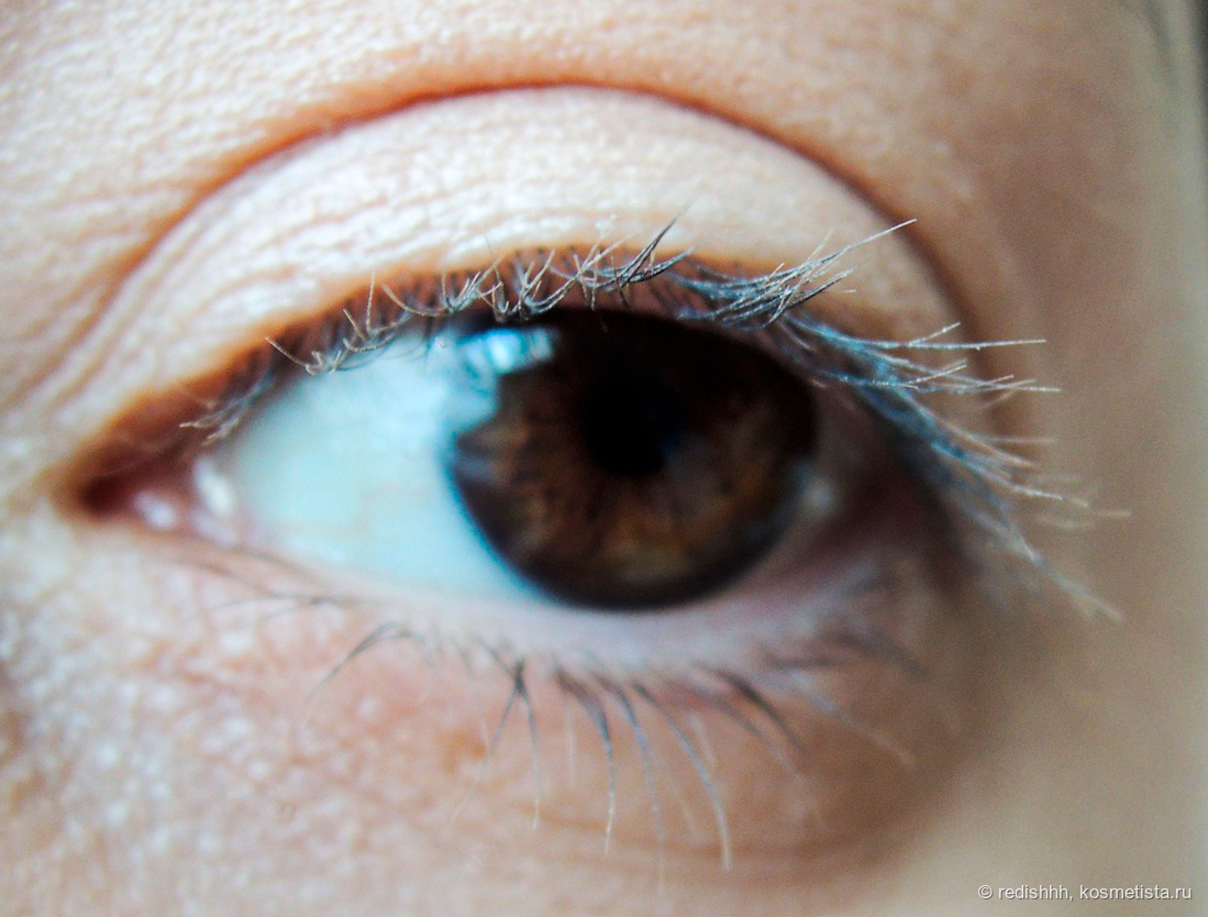 нижние ресницы не крашу