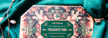 Сказочная новинка 2026 года от Лэтуаль - палетка теней Malachite Maid Eyeshadow Palette Letoile