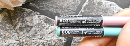 Мои любимые! Гелевые карандаши Parisa Gel Eyepencil в оттенках 803 и 808