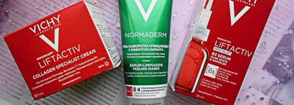 Три отличных средства Vichy Normaderm и Liftactiv по уходу за кожей лица