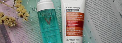 Vichy - пенка для лица и маска для волос, которые я приобрела повторно