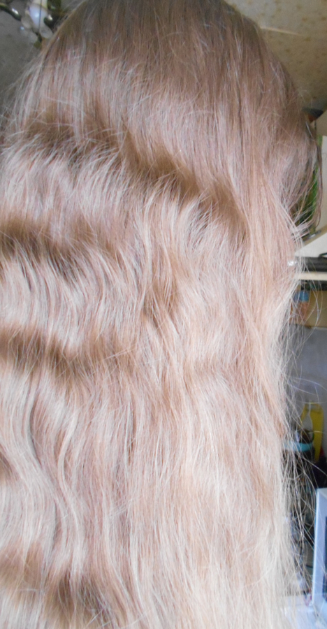 только маска, через день после мытья