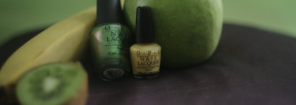У меня есть яблоко, у меня есть лак…ааа… OPI Nail Lacquer H66 My Gecko Does Tricks