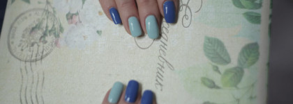 В мечтах о море и лете с OPI Nail Lacquer H90 My Pal Joey  и OPI Nail Lacquer V33 Gelato on My Mind (с видео дизайна)
