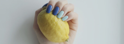 В мечтах о море и лете с OPI Nail Lacquer H90 My Pal Joey  и OPI Nail Lacquer V33 Gelato on My Mind (с видео дизайна)