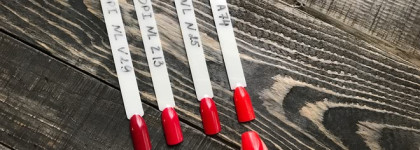 Прекрасный красный. OPI Nail Lacquer NL A74 I Stop for Red