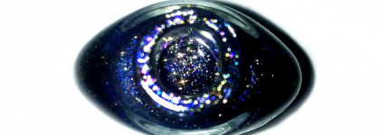 Песчаная буря посреди звездной ночи с лаком "Midnight dress" 31086 от NailLook