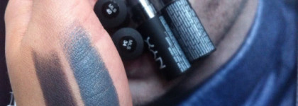 Оттенки серого с Nyx mlc в оттенках "Haze" и "Ultra Dare"