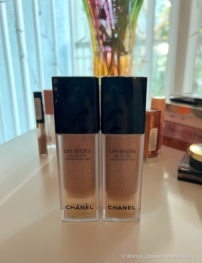 Chanel LES BEIGES Water-Fresh Tint Medium Light и Light Deep