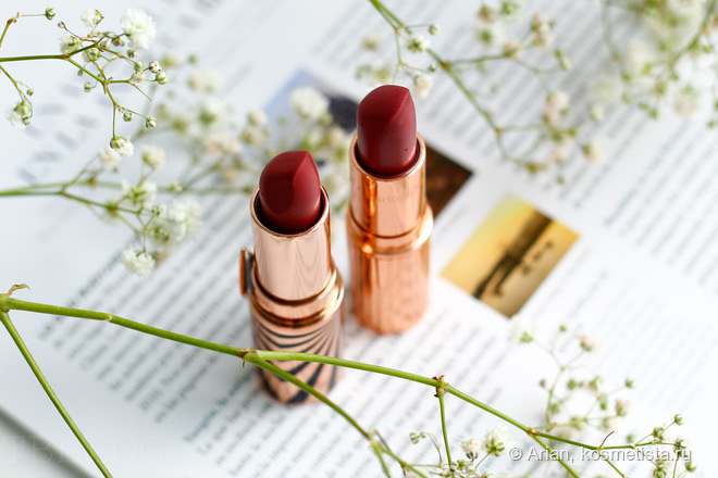 Такие ли они разные: Charlotte Tilbury Hot Lips 2 Viva La Vergara и Matte Revolution Bond Girl