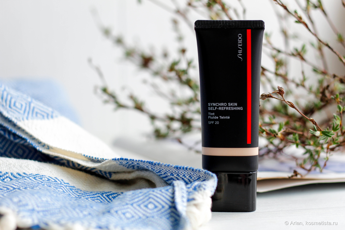 Shiseido Synchro Skin Self-Refreshing Tint в оттенке 115  Fair Shirakaba