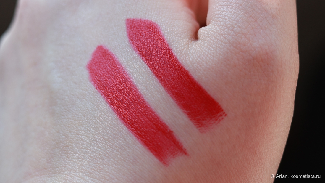 Charlotte Tilbury Carina's Love (слева) и GXVE Original Recipe