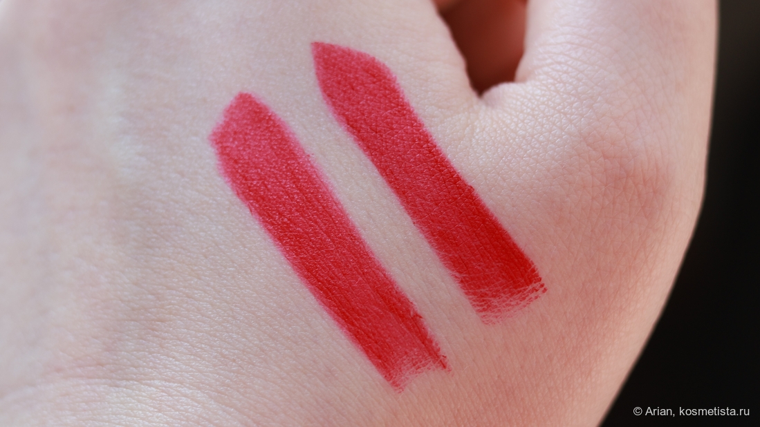 Charlotte Tilbury Carina's Love (слева) и GXVE Original Recipe