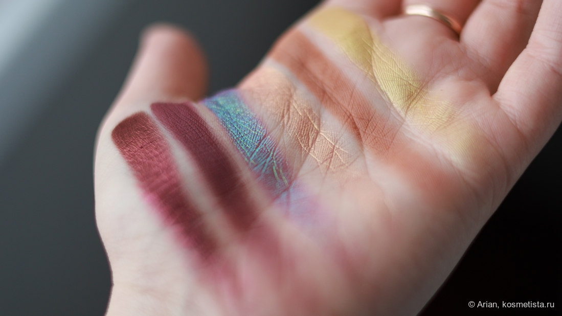 Свотчи палетки (слева направо): 144 - 145 - 146 - 147 - 148 - 149