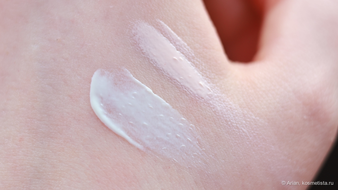 Свотчи санскринов Mediheal (слева) и Cell Fusion C