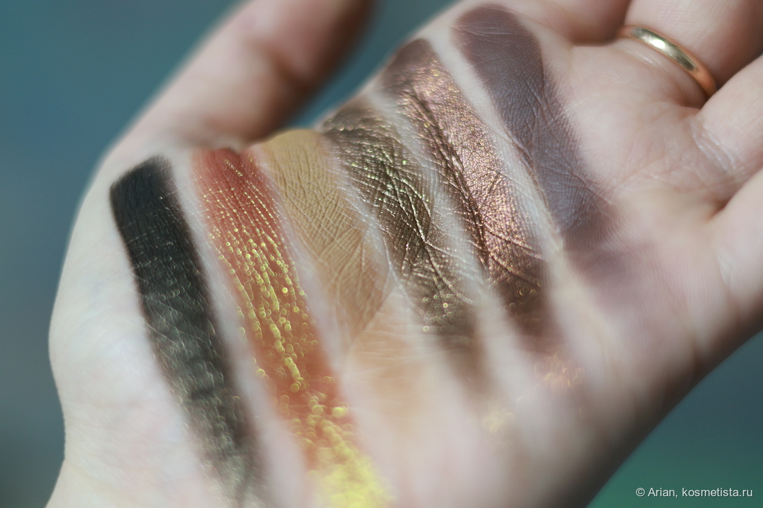 Свотчи палитры: 028 - 030 - 029 - 01 - 031 - 032