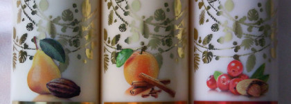 Атмосфера Рождества от Yves Rocher: "Клюква с миндалем", "Груша в шоколаде" и "Мандарин в пряностях"