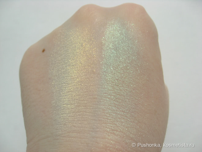 Collistar Double Effect Eye Shadow Wet & Dry в оттенках 31 Calla и 33 Salvia