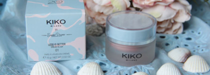 Самые нежные румяна: Kiko Less Is Better Cream Blush в оттенке 01 Impalpable Rose