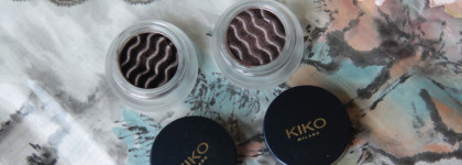 Рассыпчатые тени с эффектом «металлик» Kiko Magnetic Eyeshadow в оттенке 01 и 02