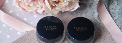 Рассыпчатые тени с эффектом «металлик» Kiko Magnetic Eyeshadow в оттенке 01 и 02