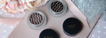 Рассыпчатые тени с эффектом «металлик» Kiko Magnetic Eyeshadow в оттенке 01 и 02