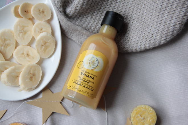 Линия для волос "Банан" The Body Shop: шампунь, кондиционер и питательная маска
