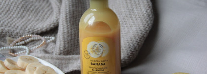 Линия для волос "Банан" The Body Shop: шампунь, кондиционер и питательная маска
