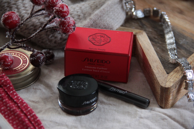 Shiseido Inkstroke Eyeliner гелевая подводка для глаз Nasubi Purple и Kuromitsu Brown