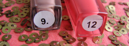 Нюд и коралл. Блеск для губ LuxVisage Pin-Up Ultra Matt в оттенках 9 и 12