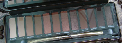 Все краски кофе в палетке Charming Mocha Eyeshadow Palette от Eveline Cosmetics