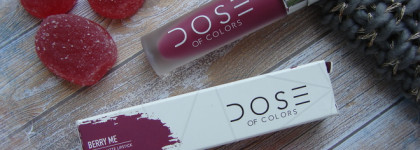 Порция ягодного мармелада с помадой Berry Me Liquid Matte Lipstick от Dose of Colors