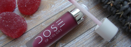 Порция ягодного мармелада с помадой Berry Me Liquid Matte Lipstick от Dose of Colors