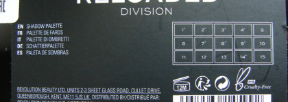 Такая осенняя...Палетка теней от Revolution Makeup London в оттенке Reloaded Division Shadow Palette