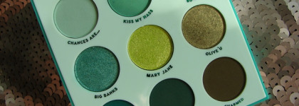 Переходим на зелёный с палеткой теней Colourpop Just My Luck Pressed Powder Palette