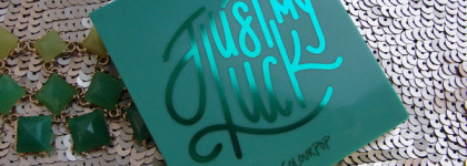 Переходим на зелёный с палеткой теней Colourpop Just My Luck Pressed Powder Palette