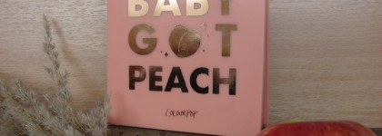 Корзина, полная спелых персиков. Палетка теней Baby Got Peach от Colourpop