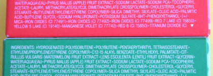 Увлажняющие блески для губ Marimekko for Clinique Pop Splash lip gloss + hydration, оттенки 02 caramel pop и 12 rosewater pop