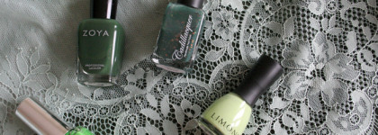 Маникюр в зеленых тонах: лаки от Silvana, Limoni, ZOYA, Cadillacquer