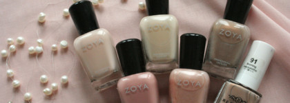 Нюдовые лаки ZOYA + сравнение с одним бюджетным аналогом от Berenice