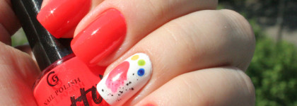 Лето в разгаре! Неоновый лак Grattol nail polish Wild Red Gphf03