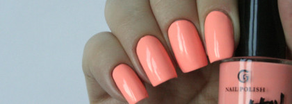 Пастельный неоновый лак Peach Praline GPM06 от Grattol Nail Polish