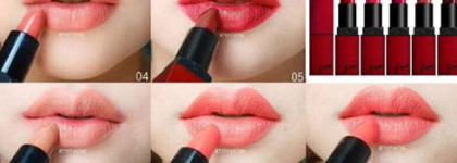 Корейские помады Bbia Last Lipstick Velvet Matte в оттенках №4 и №6
