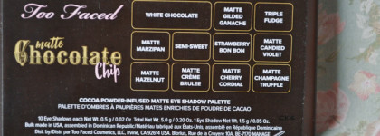 Ещё одна шоколадка Too Faced Matte Chocolate Chip