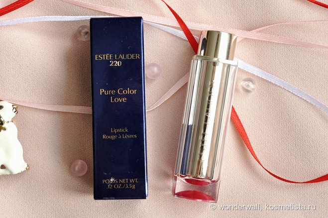 Губная помада Estee Lauder Pure Color Love Lipstick 220 Shock&Awe