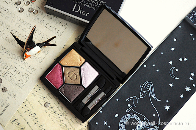 Пятицветные тени для век Diorshow 5 Couleurs Dior en Diable 837 Devilish