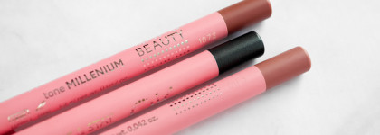 OK Beauty: карандаши для глаз и губ OK Beauty Color Salute Slide&Stay в оттенках Galaxy, Millenium и Urania