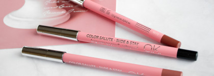 OK Beauty: карандаши для глаз и губ OK Beauty Color Salute Slide&Stay в оттенках Galaxy, Millenium и Urania