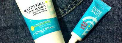 Гель против прыщей и матирующий крем от Oriflame "Pure Skin"