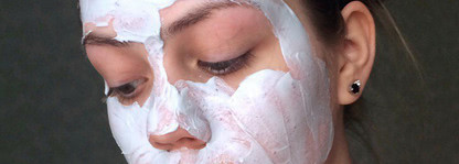 Голубая подружка? Голубая очищающая маска для лица на васильковой воде Банька Агафьи